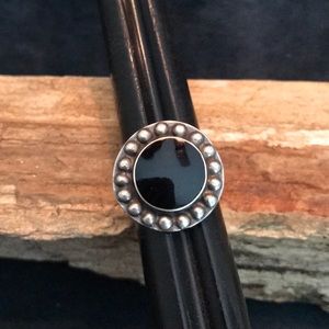 Sterling & Black Onyx Ring